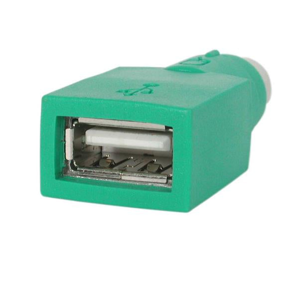 StarTech.com USB-A zu PS/2 Adapter – Maus, USB-A Buchse zu PS/2 (6-poliger DIN-Stecker), Grün