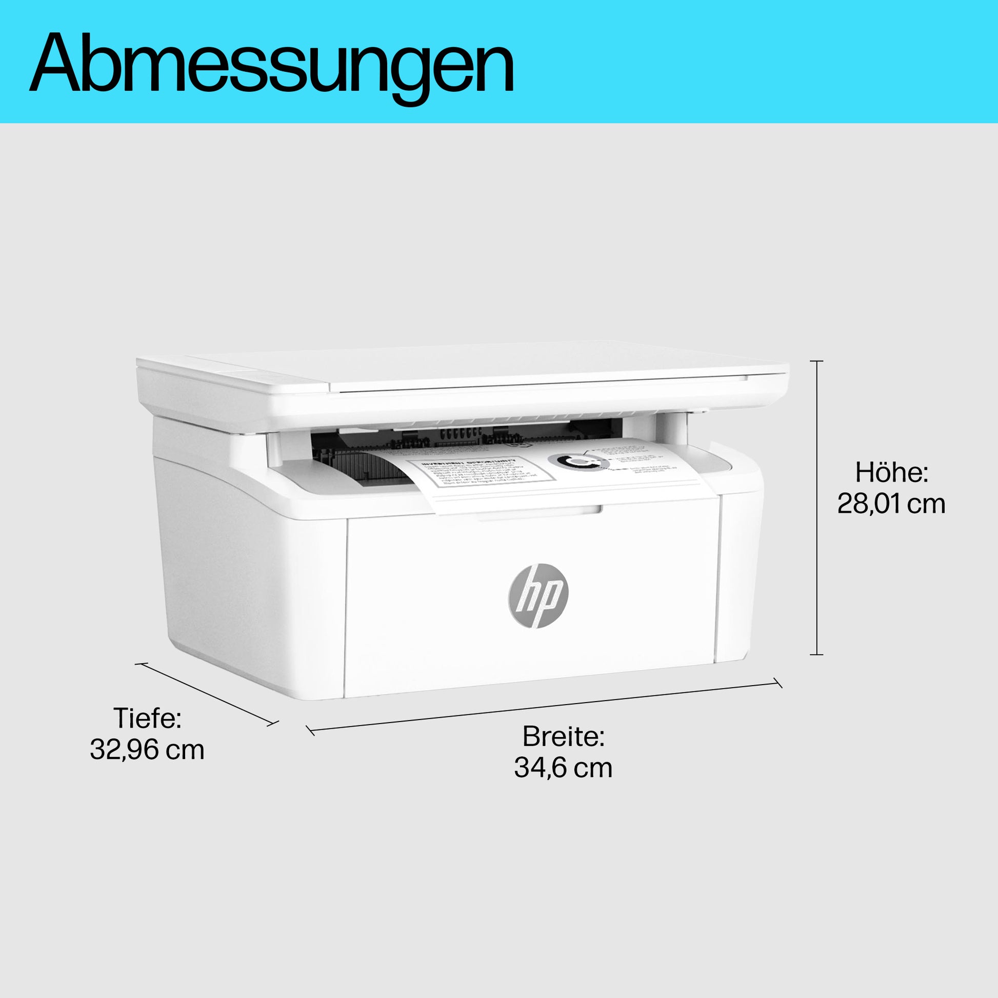 HP LaserJet M140W – S/W MFP A4, 3-in-1 – WLAN – 20 ppm S/W