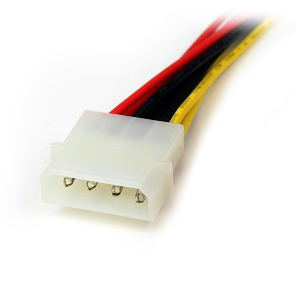 StarTech.com SATA Y Stromkabel – Molex (LP4) – 2× SATA 15-Pin, 0,304 m