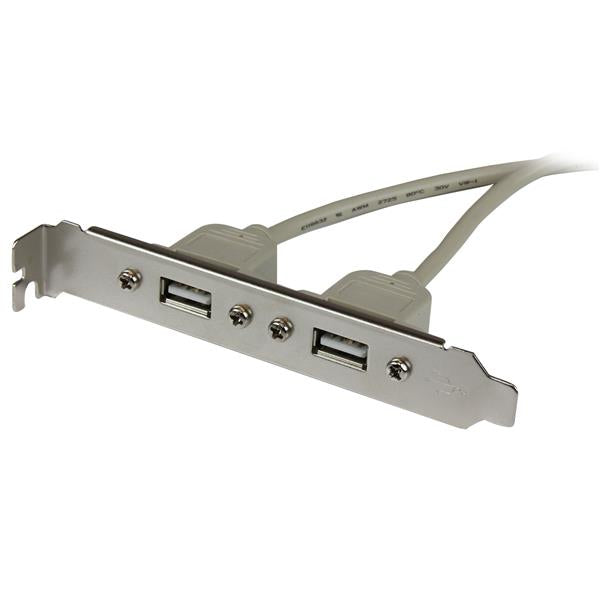 StarTech.com USB-Adapter 2×IDC auf 2×USB-A (Buchse) – Silber