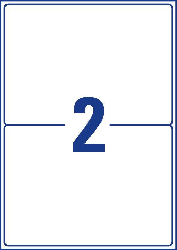 AVERY Zweckform – Versand-Etiketten, 143 mm × 200 mm, weiss, Papier, Permanent