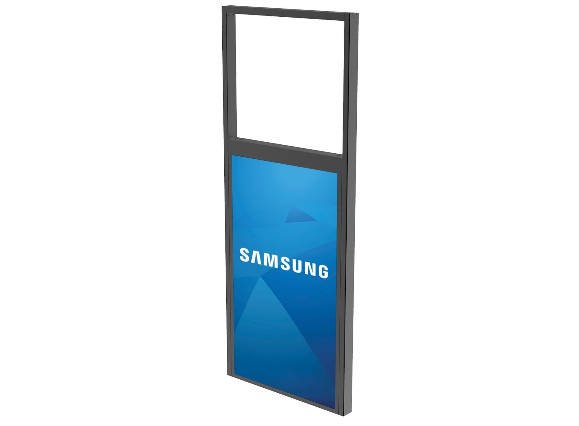 Peerless AV DS-OM55ND-CEIL – Deckenhalterung für Samsung OM55N-D, 55", Hochformat, Kabelmanagement, Schwarz