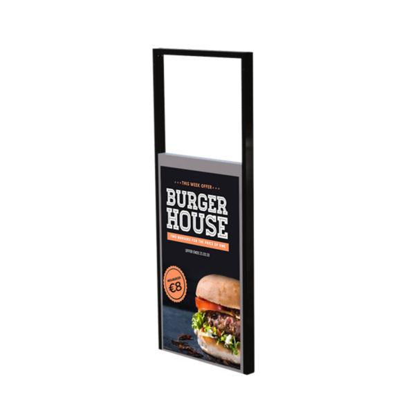 Peerless AV DS-OM55ND-CEIL – Deckenhalterung für Samsung OM55N-D, 55", Hochformat, Kabelmanagement, Schwarz