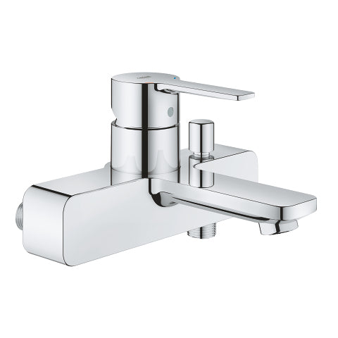 GROHE Lineare Badebatterie – 15,3 cm Achsabstand, Messing, Chrom
