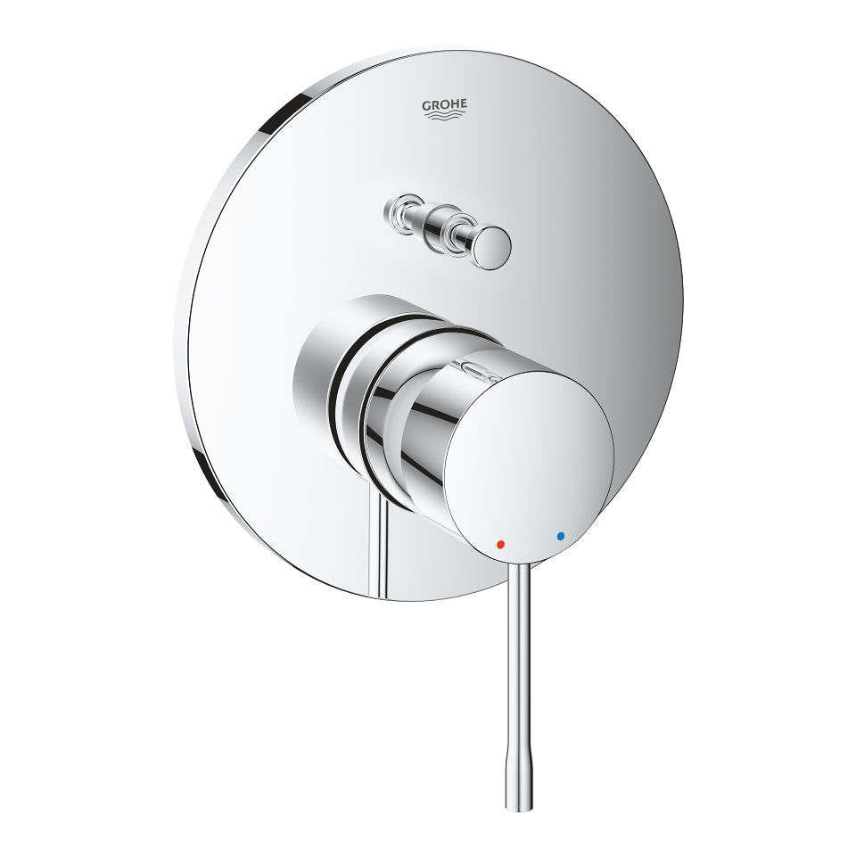 GROHE Essence Unterputz-Badebatterie – Einhebelmischer, Messing, Chrom