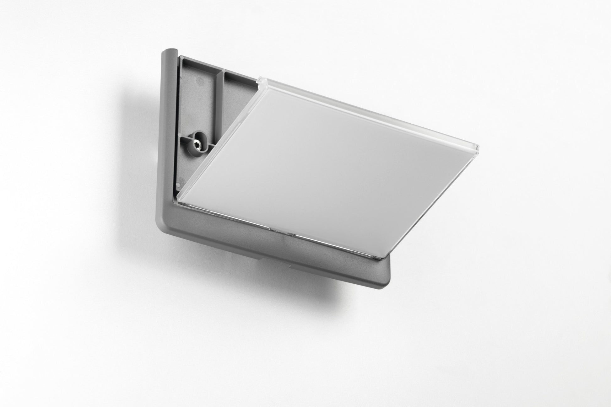 Durable Schilderhalter Click Sign 486037 – graphit – Kunststoff – 149×52,5 mm – 1 Stk.
