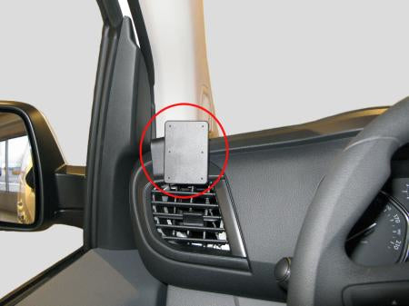 Brodit Auto-Halterung, Lüftung, passiv – universal – Schwarz, Kunststoff