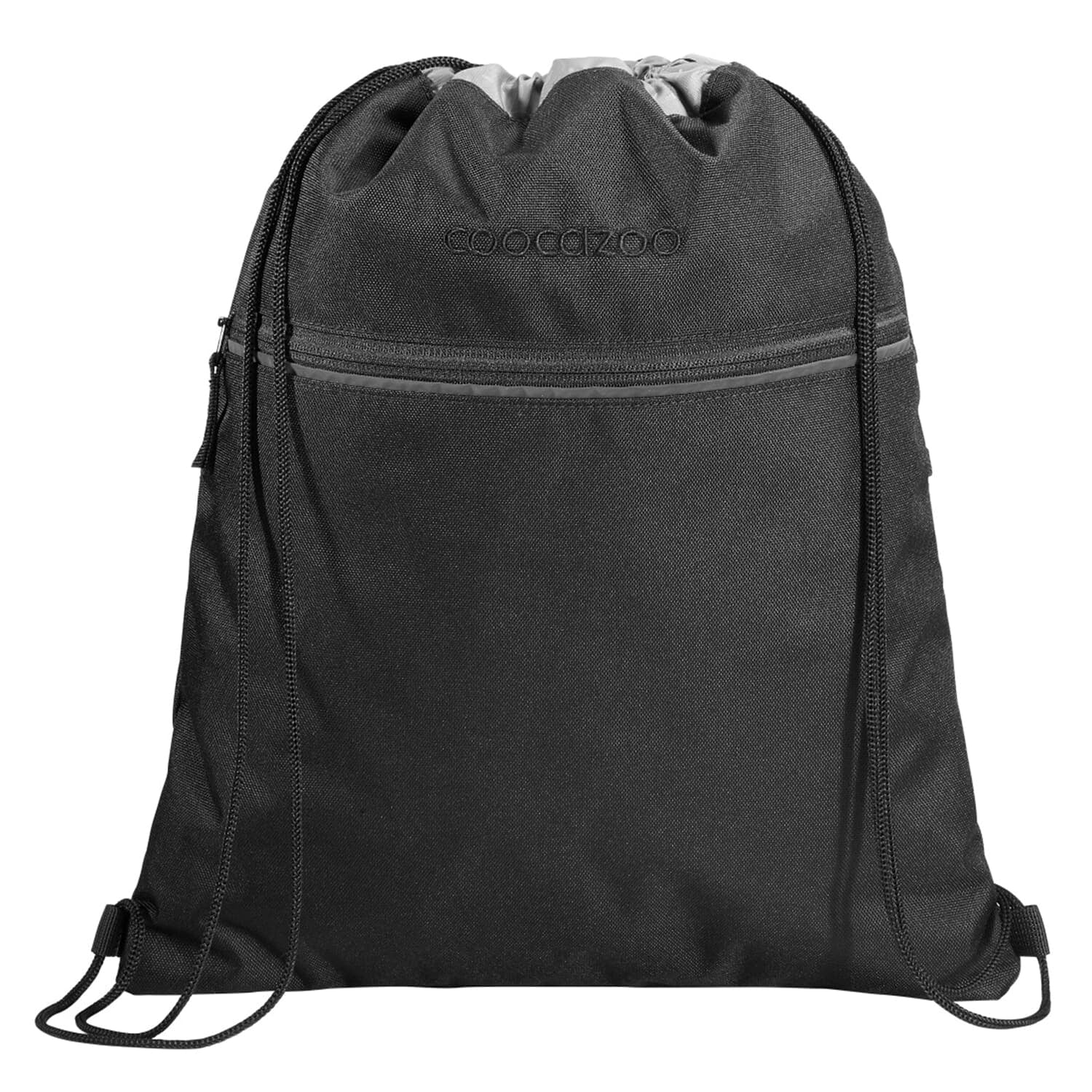 Coocazoo Sportbeutel – 10 l, Motiv Black Coal, wasserabweisend, 34 × 43 cm