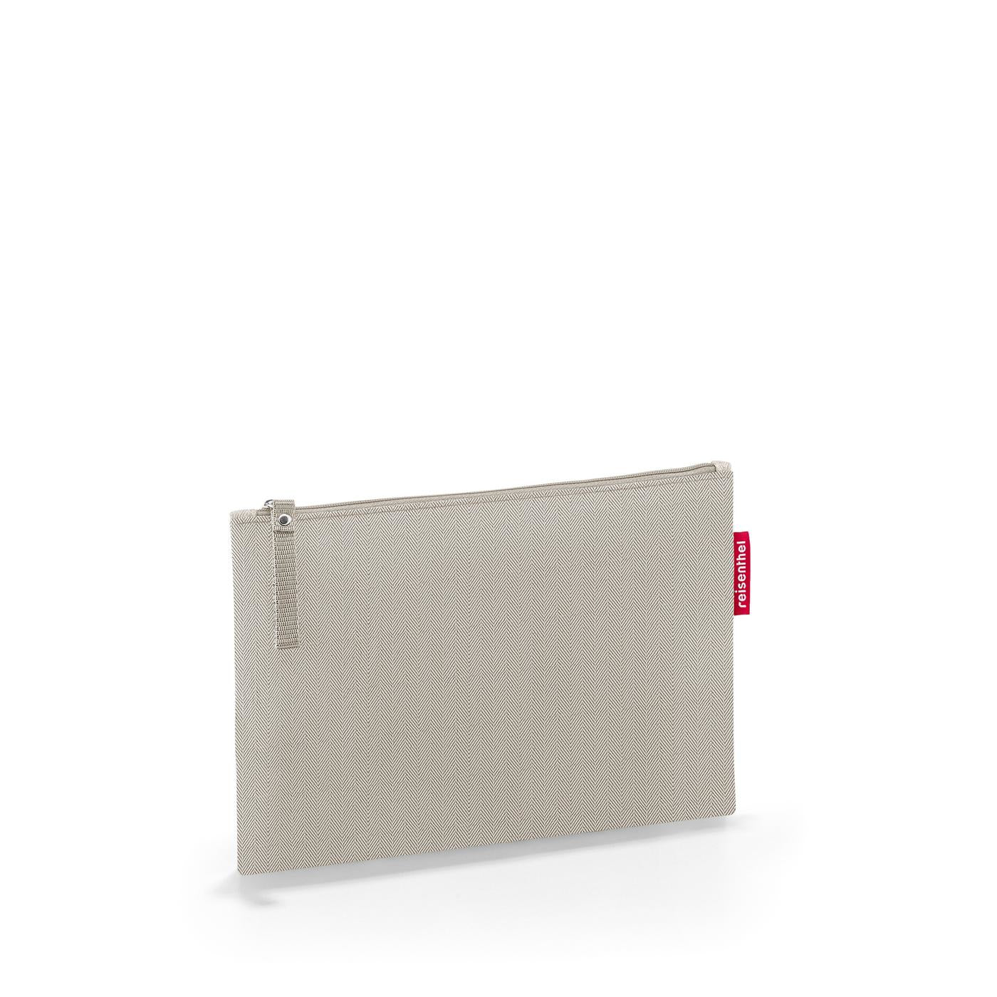 Reisenthel Kosmetiktasche Case 1 – Wasserfest – 24 × 17 cm – Herringbone Sand – Polyester – 1 Stk.