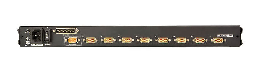 ATEN KVM-Switch, 8 Port, 17" LCD, Schweizer/DE-Tastatur