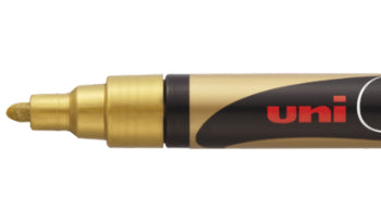Uni-Ball Kreidemarker – Rund, 1,8–2,5 mm – Gold