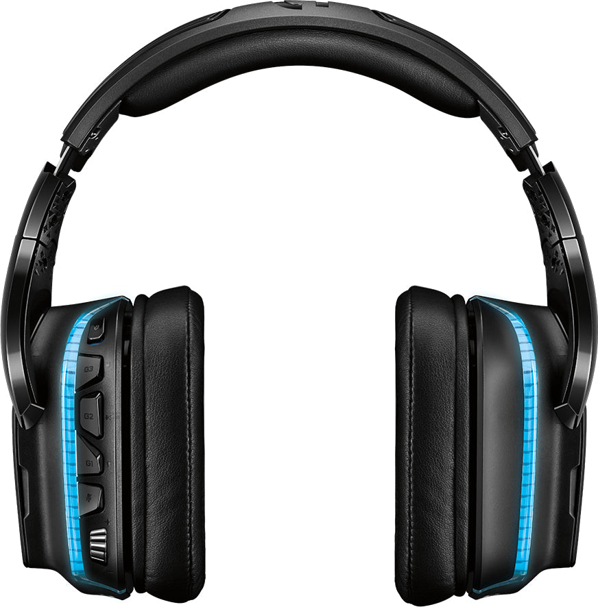 Logitech G G935 Gaming-Headset – Over-Ear, Kabellos + 3,5 mm Klinke, ANC, mit USB-A-Dongle
