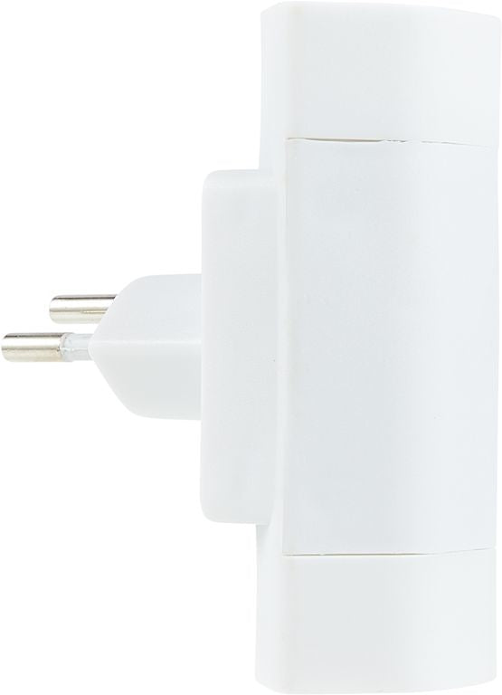 M. Schönenberger Adapterkabel, T13 zu 2×T13, Kunststoffgehäuse – Weiss