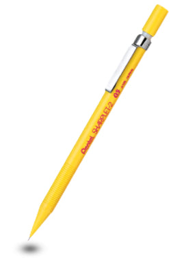 Pentel Sharplet-2 Druckbleistift – 0,5 mm, Graphit, Gelb