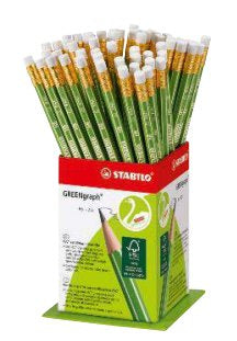 STABILO GREENgraph Bleistifte HB, sechseckig – 60er-Display