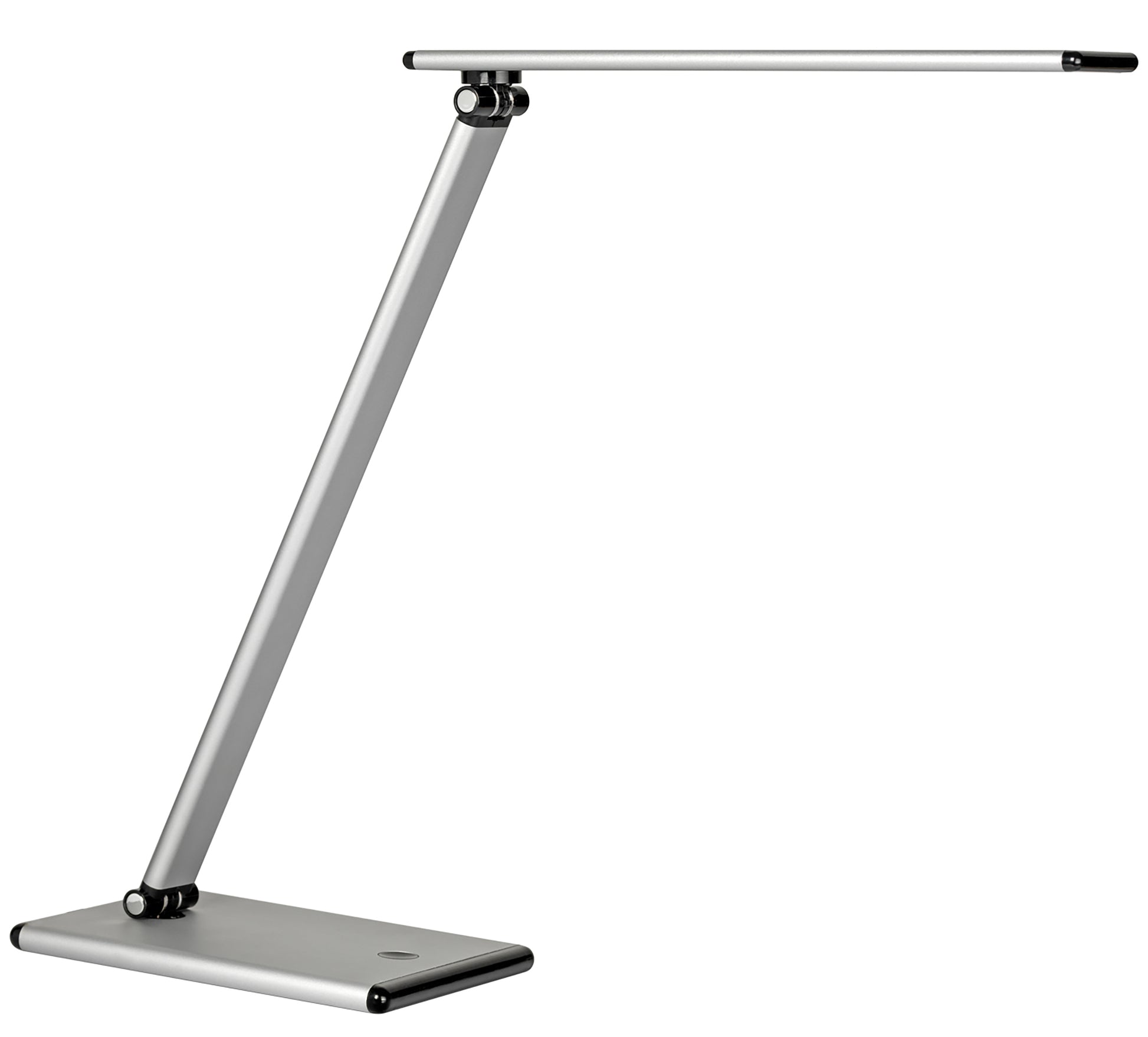 Unilux Tischleuchte – LED 5 W, 500 lm, 3500 K, dimmbar, Touch-Dimmer, schwenkbarer Spotkopf – Schwarz