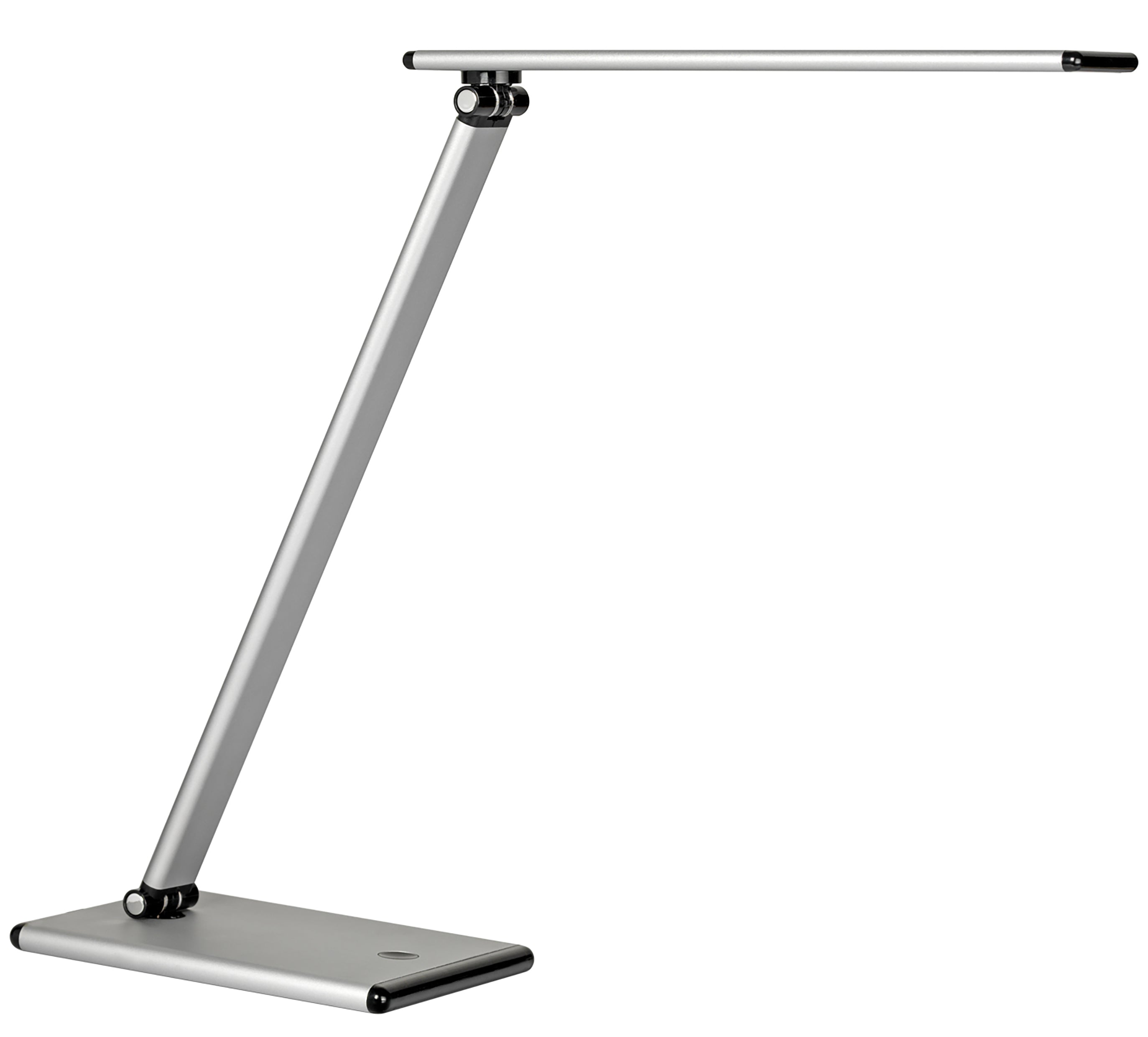 Unilux Tischleuchte – LED 5 W, 500 lm, 3500 K, dimmbar, Touch-Dimmer, schwenkbarer Spotkopf – Schwarz