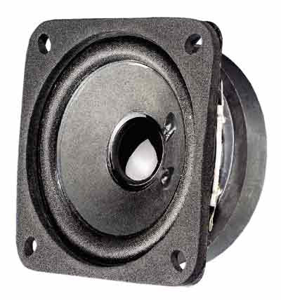 Visaton FRS 7 S – Breitbandlautsprecher, Ø 2,5", 8 W, 8 Ω, Schwarz