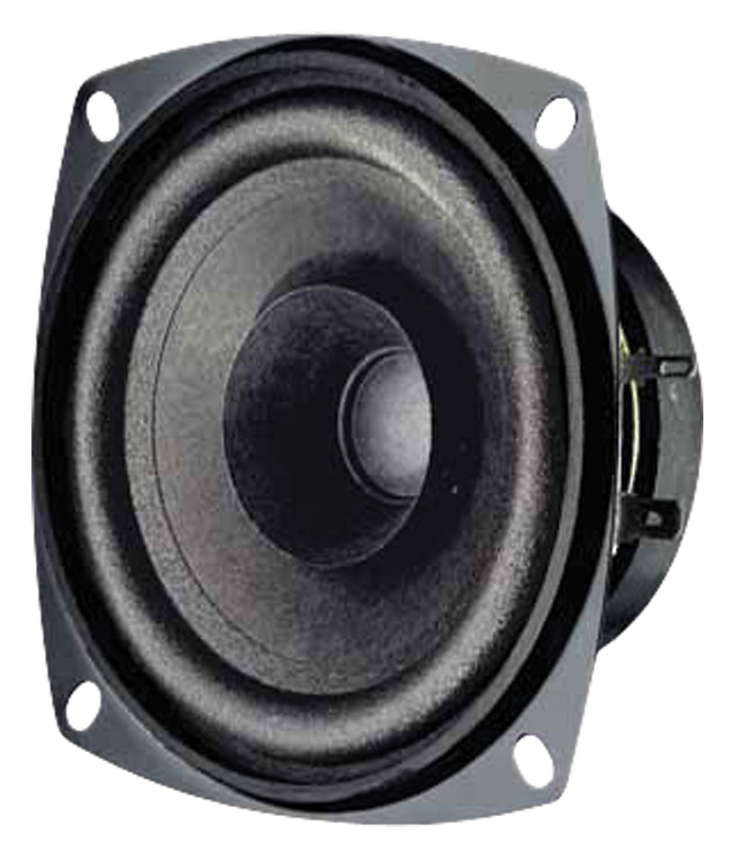 Visaton FR 10 – Einbaulautsprecher – 1-Wege, 4", 8 Ω, 30 W – Schwarz