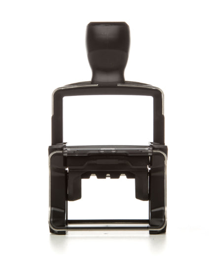 Trodat Motivstempel Professional 4.0 5204 – Text: 6-zeilig, selbstfärbend, Edelstahl, 54 × 24 mm