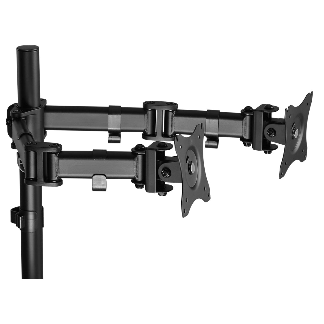Ultradesk Skeleton Double – Monitorarm Tischhalterung – bis 27" – für VESA 75×75/100×100 mm