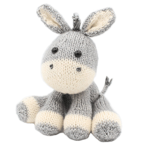 Hardicraft Lente Strickset Esel – ca. 20 cm, Grau