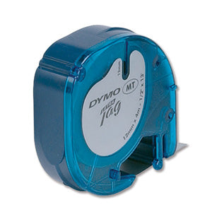 DYMO Schriftband – 12 mm × 4 m, blau, schwarz