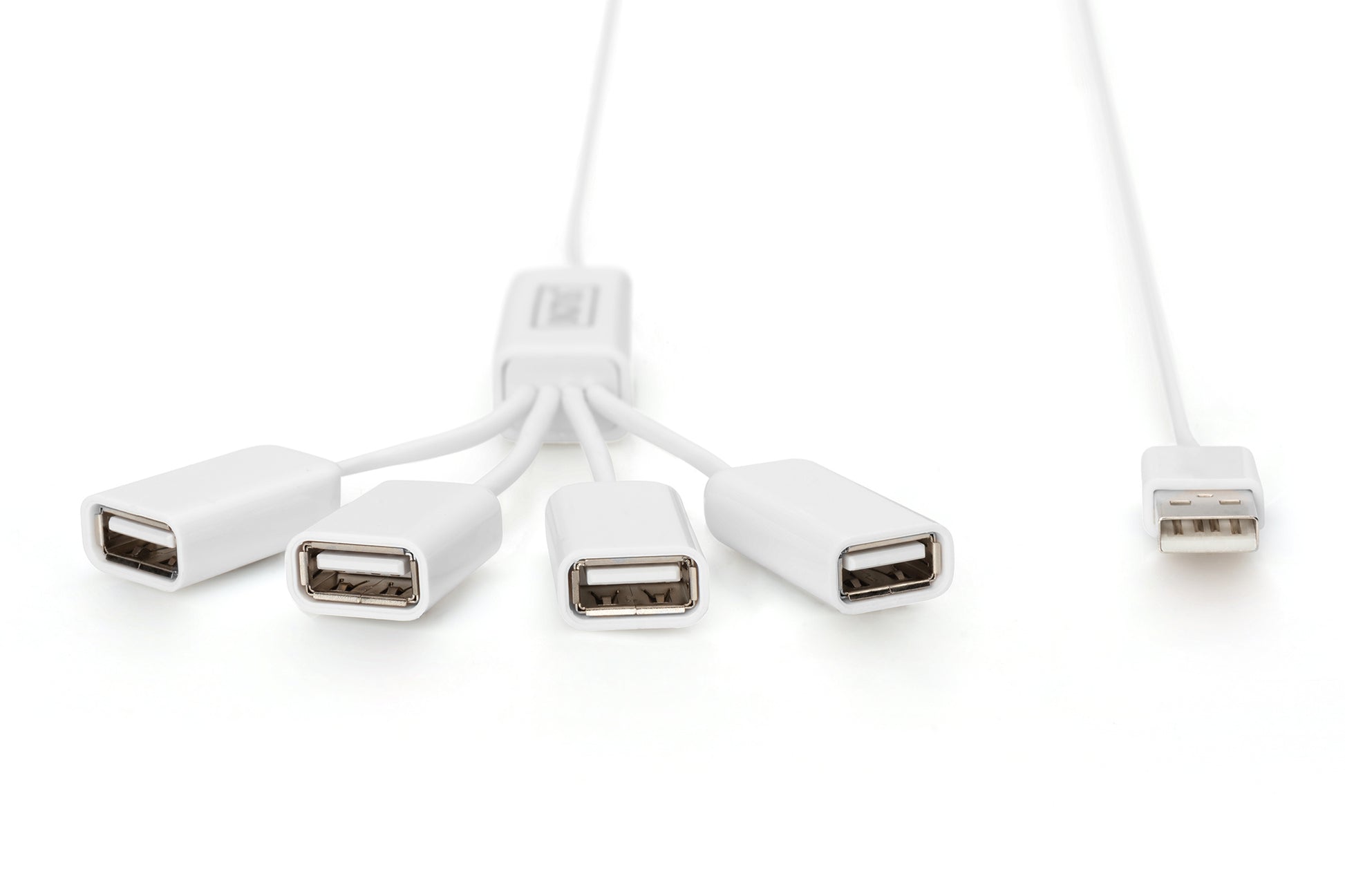 Digitus USB-Hub – USB 2.0, 4× USB-A, für Windows/Mac