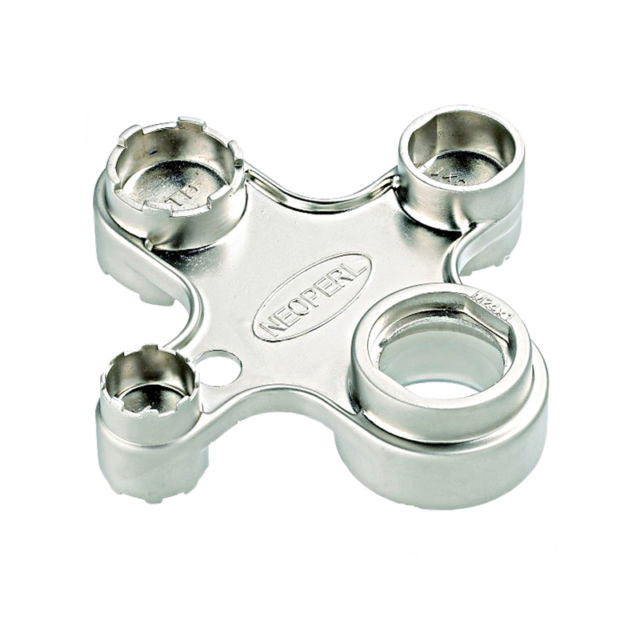 NEOPERL Maul-Ringratschen-Schlüssel, 80 mm, 1-teilig, mit Ratsche – 01458097