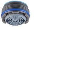 NEOPERL Armaturenbelüfter – 2,4×2,4×1,6 cm, Kunststoff, Durchfluss 13,5–15 l/min, Blau/Grau, 5er-Set