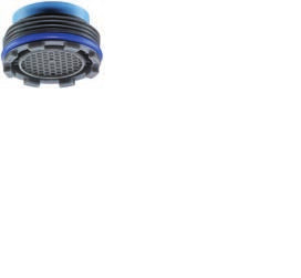 NEOPERL Armaturenbelüfter CACHÉ HONEYCOMB – 2,2×2,2×1,4 cm, Kunststoff, 13,5–15 l/min, Blau/Grau, 5er-Set