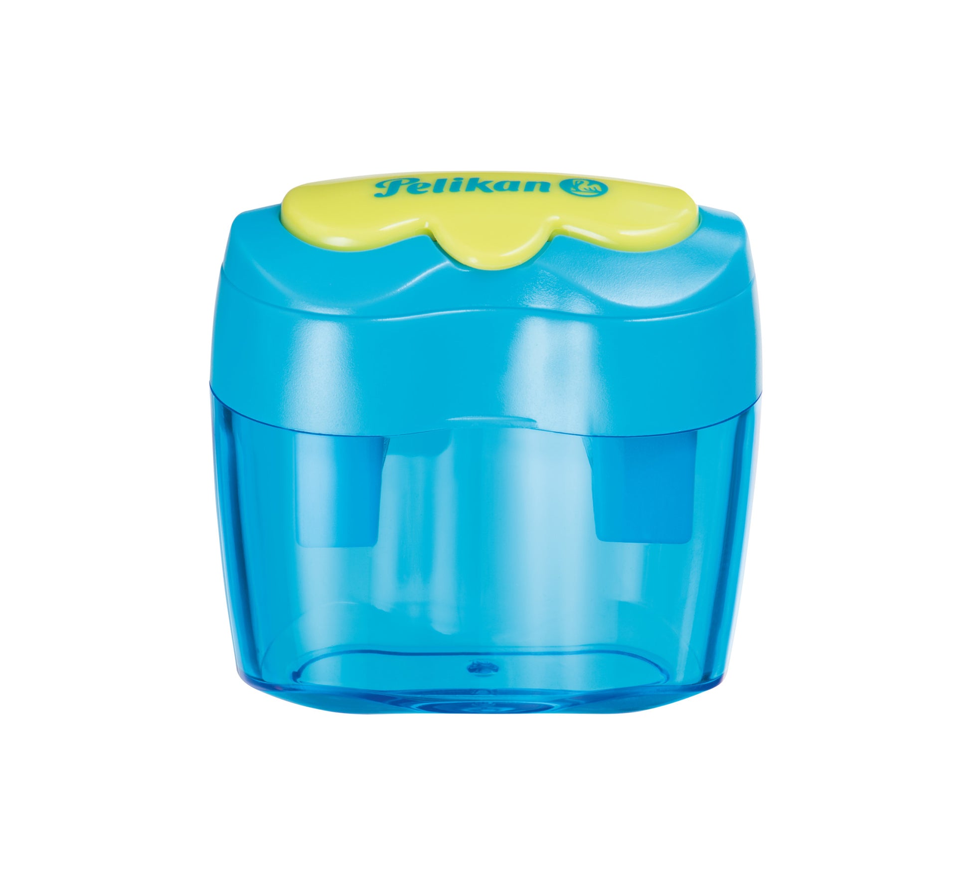 Pelikan Flower 700702 Doppel-Spitzdose – Blau – Klick-Deckel