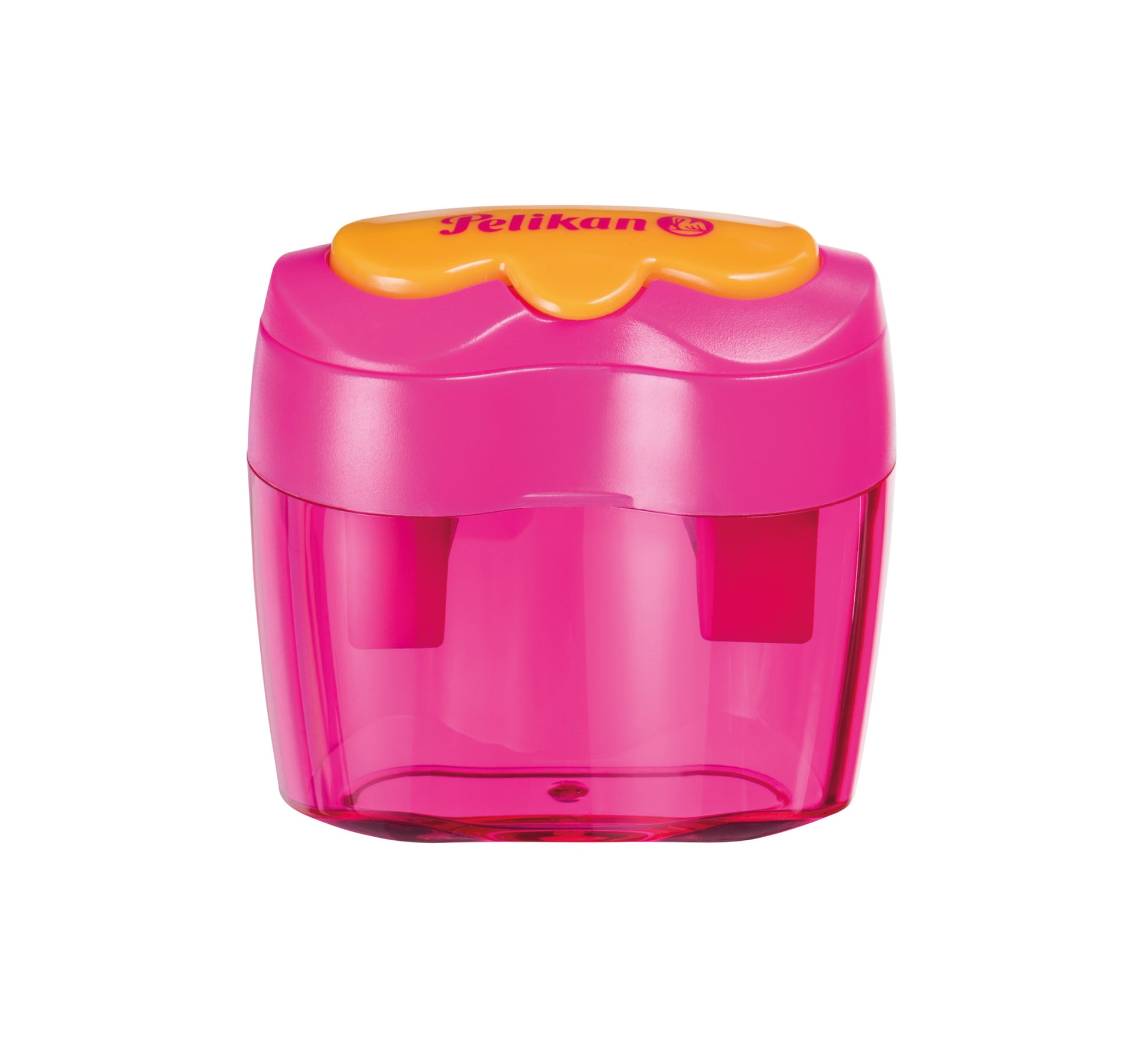Pelikan Flower 700719 – Doppel-Spitzdose – Pink, Klick-Deckel
