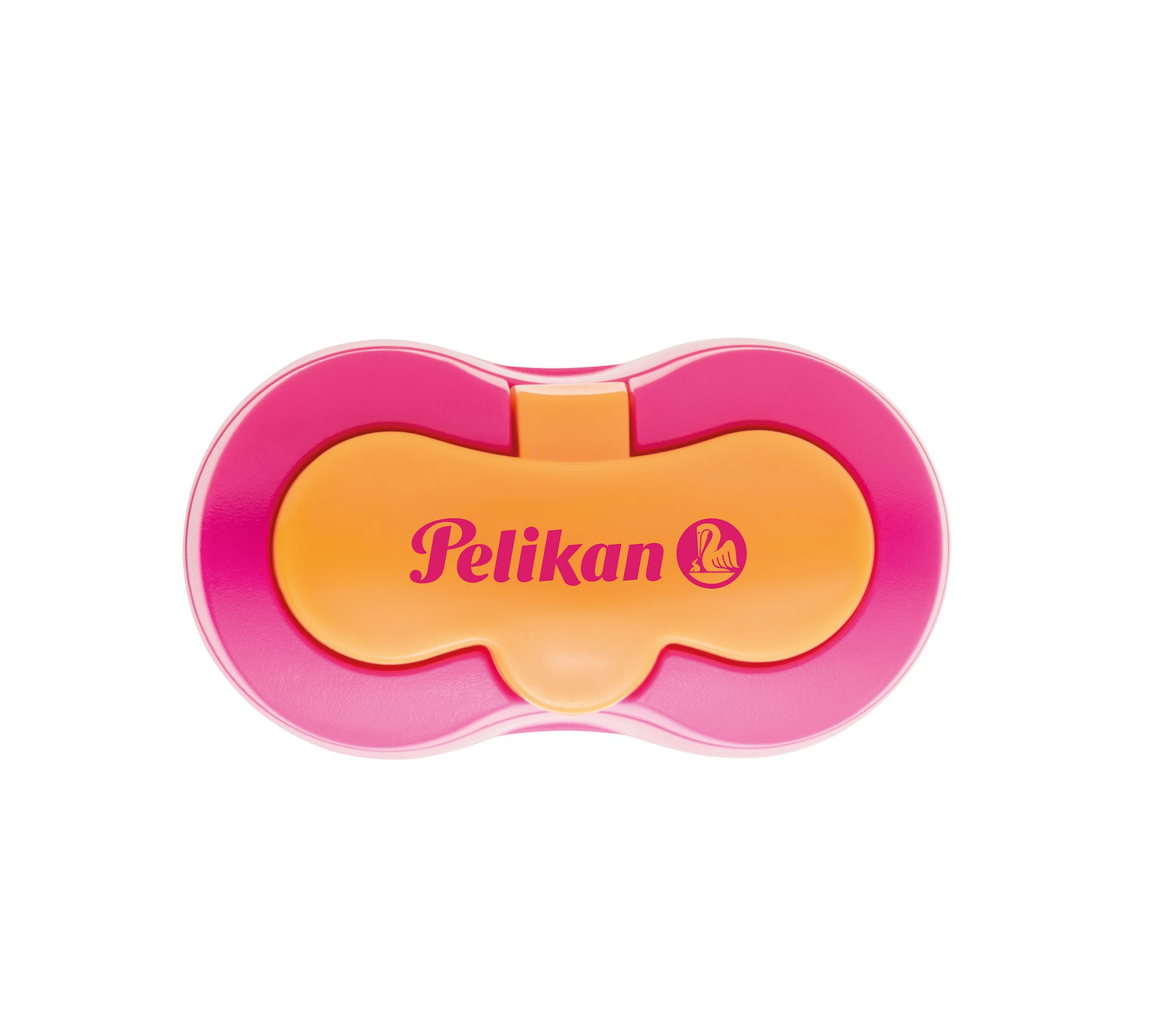 Pelikan Flower 700719 – Doppel-Spitzdose – Pink, Klick-Deckel
