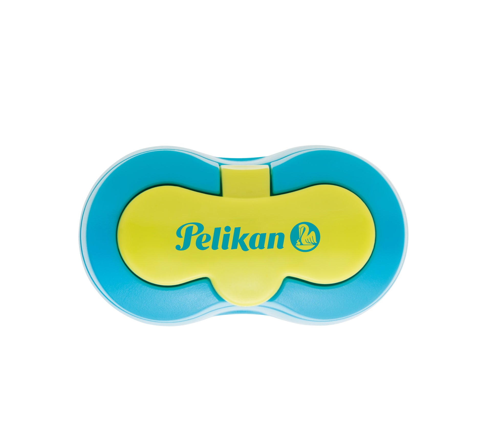 Pelikan Flower 700702 Doppel-Spitzdose – Blau – Klick-Deckel