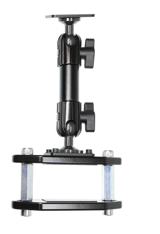 Brodit Fahrzeug-Dock für Tablets/UMPC mit Montageplatte 50×42 mm – 360° drehbar – Schwarz