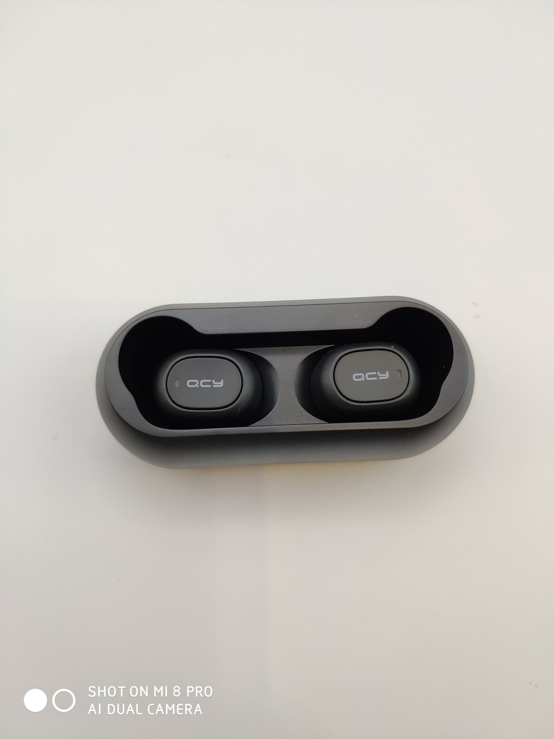QCY T1C – True Wireless In-Ear Kopfhörer – Bluetooth 5.0, mit Mikrofon – Schwarz, bis 4 h