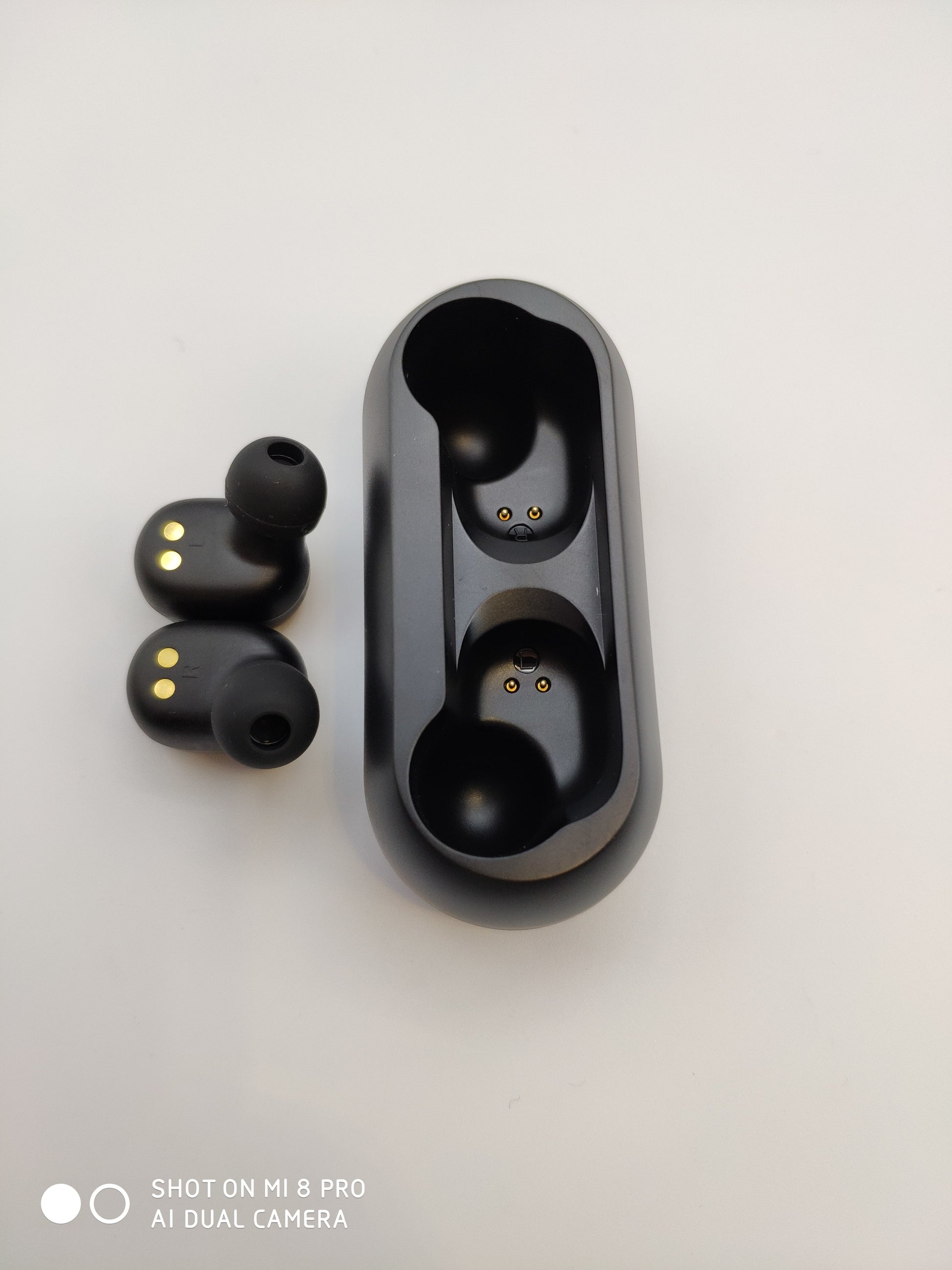 QCY T1C – True Wireless In-Ear Kopfhörer – Bluetooth 5.0, mit Mikrofon – Schwarz, bis 4 h