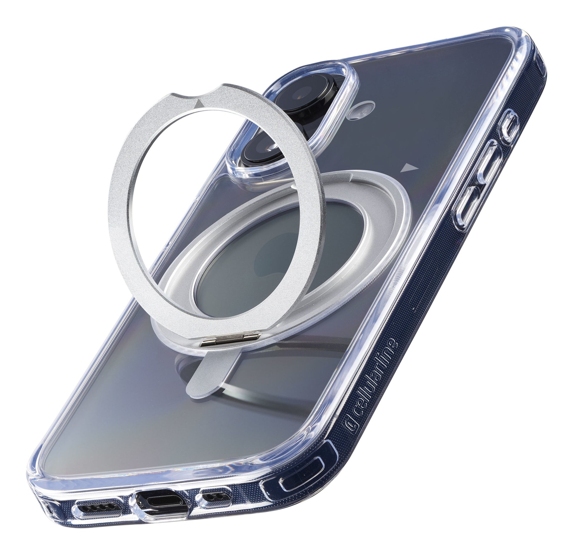 Cellularline Backcover – für Apple iPhone 16 – transparent – MagSafe-kompatibel