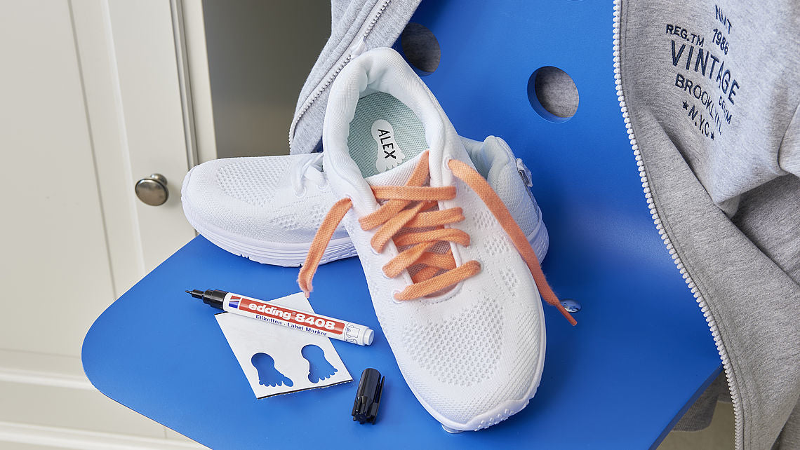 Edding Schuhmarker für Schuhe – Weiss