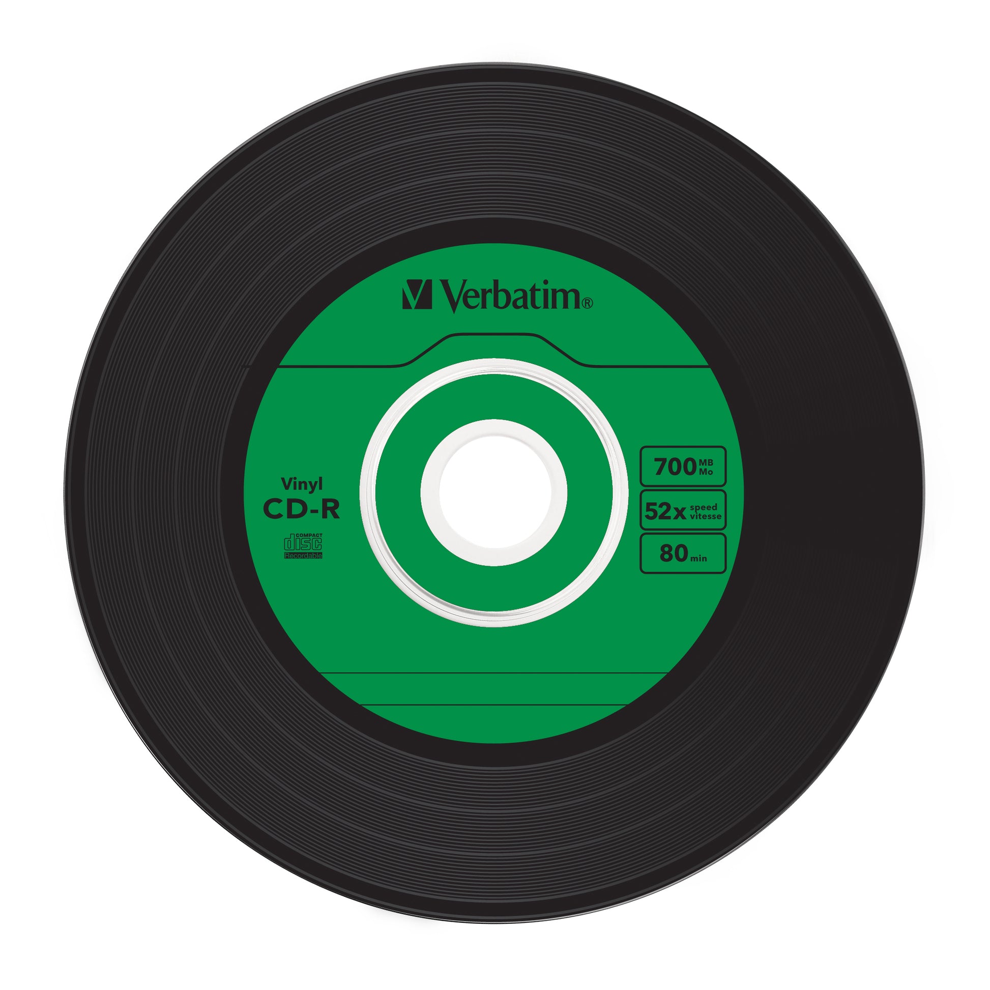 Verbatim CD-R 700 MB – 52×, Data Vinyl, 10er Pack