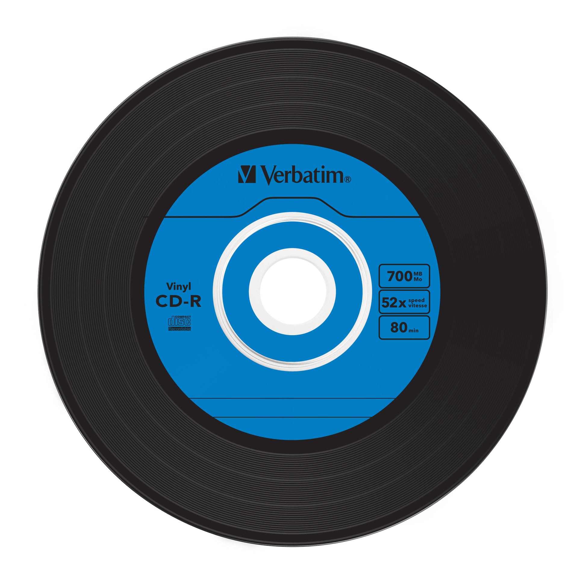 Verbatim CD-R 700 MB – 52×, Data Vinyl, 10er Pack