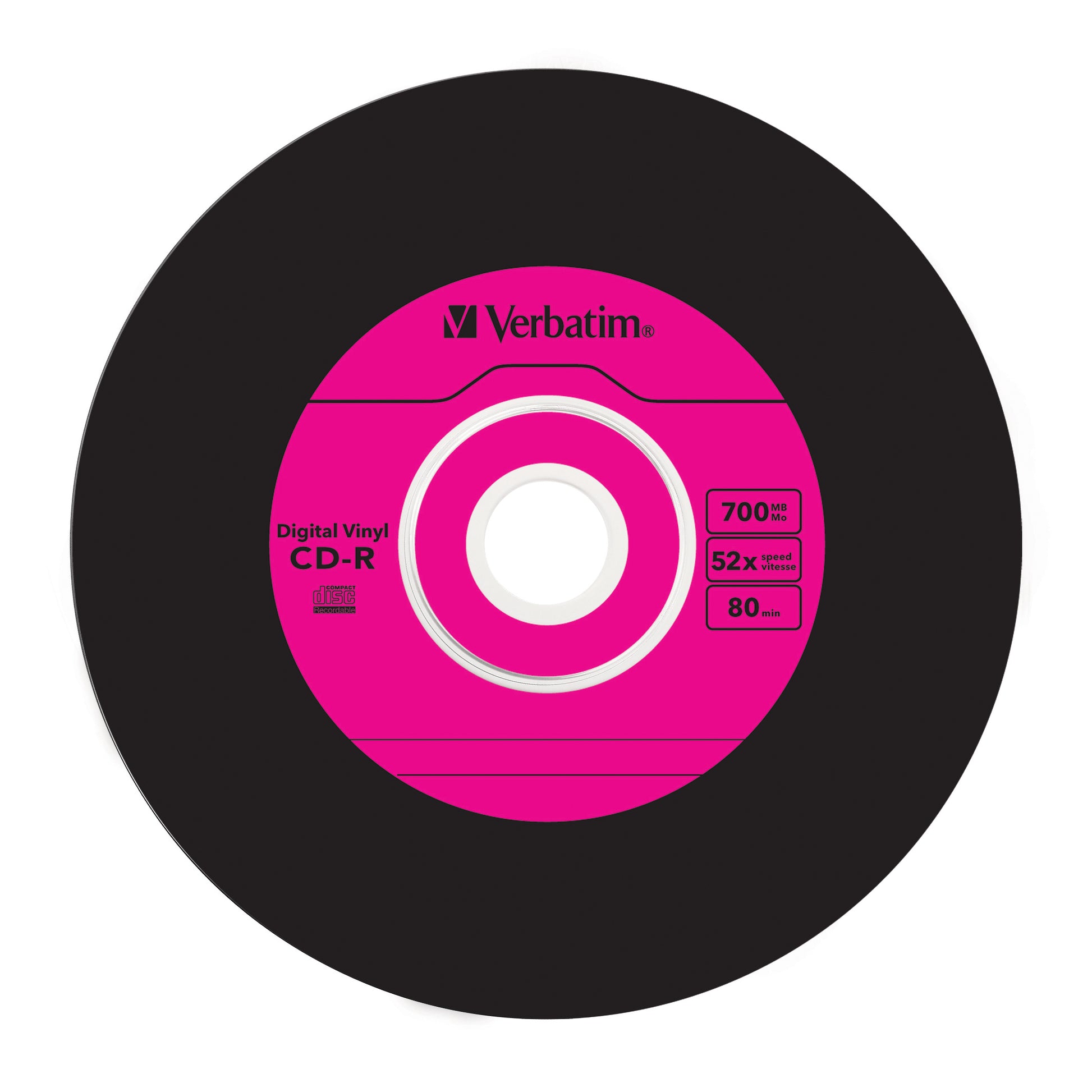 Verbatim CD-R 700 MB – 52×, Data Vinyl, 10er Pack