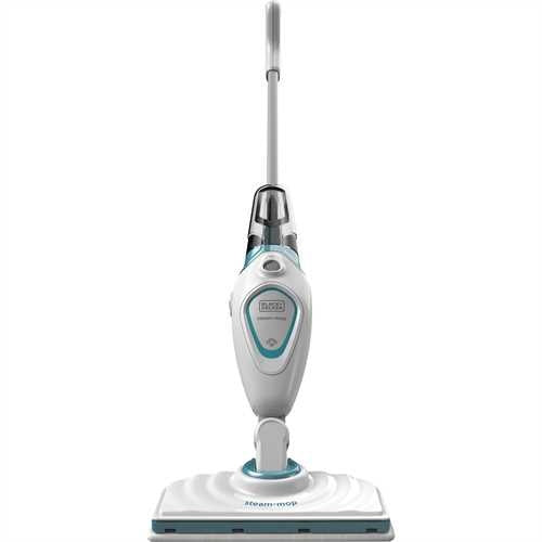 Black & Decker BLACK+DECKER Dampfbesen – 350 ml, blau, für versiegelte Hartböden