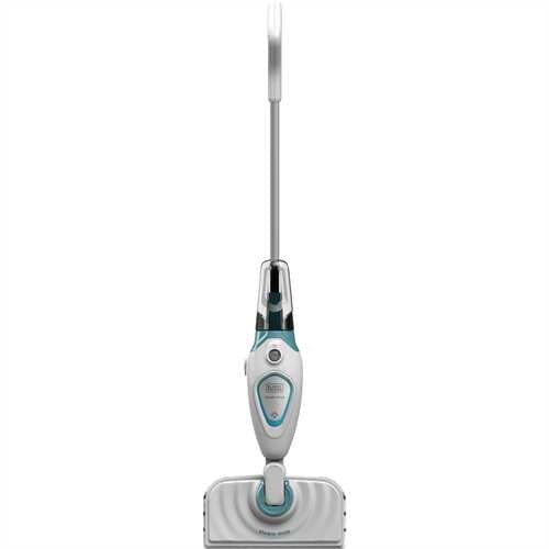 Black & Decker BLACK+DECKER Dampfbesen – 350 ml, blau, für versiegelte Hartböden