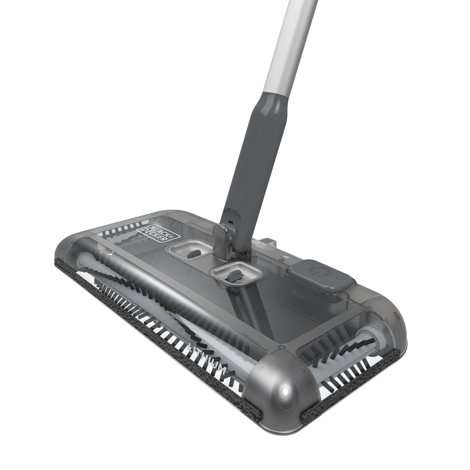 Black & Decker BLACK+DECKER Akku-Besen PSA215B-QW – 7,2 V, 60 min, mit Ladestation, 355 ml, schwarz/silber