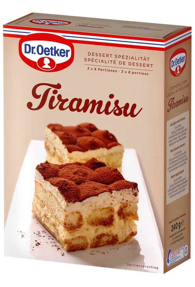 Dr. Oetker Dessertmischung Tiramisu – 2×120 g
