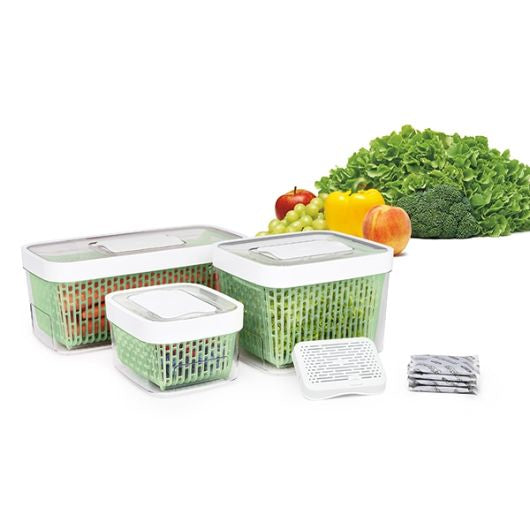 OXO Vorratsdose 1,5 l, 17 × 17 × 10 cm, Kunststoff, Transparent