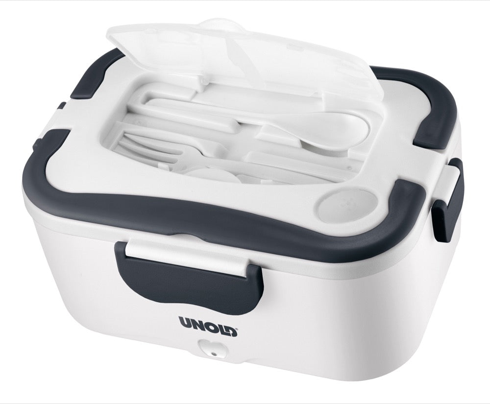 Unold Lunchbox 1,5 l, 23,2 × 16,5 × 11,5 cm, Kunststoff, weiss