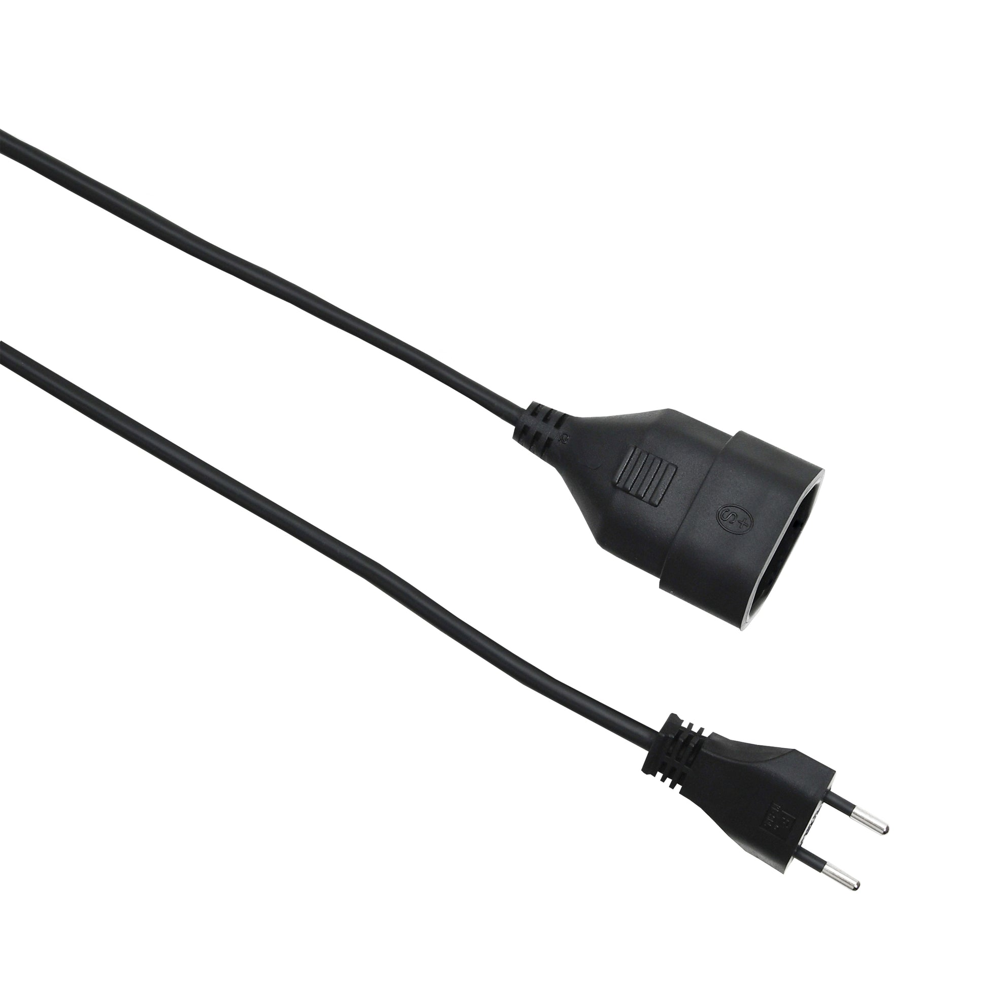M. Schönenberger Verlängerungskabel – T11–T11, 5 m, H05VV-F 3G 1,0 mm², Schwarz